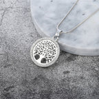 Tree of Life Pendant Necklace for Women silver