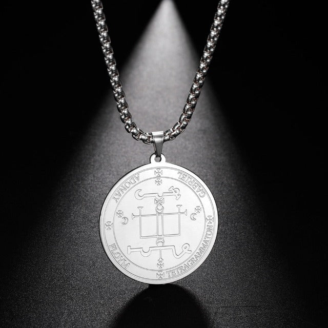 Archangel Pendant Necklace silver