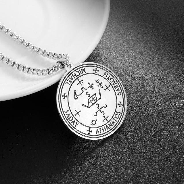 Archangel Pendant Necklace silver