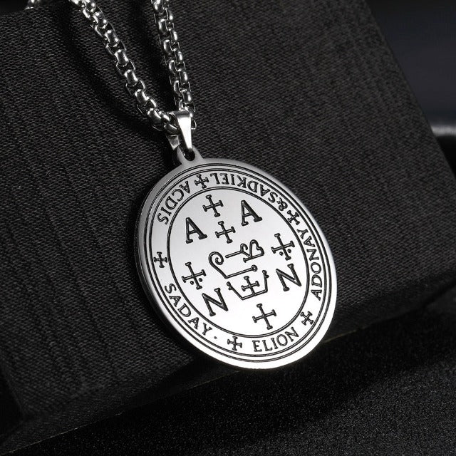 Archangel Pendant Necklace silver