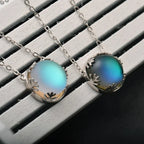 Blue Northern Lights Pendant Necklace