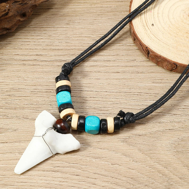Shark Tooth Pendant Necklace 1
