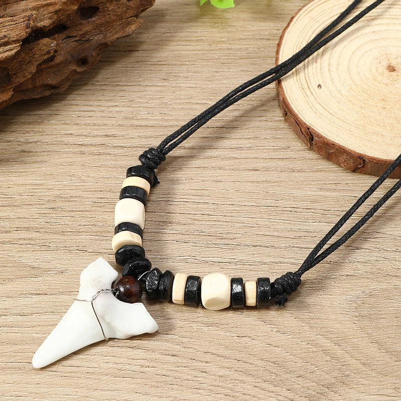Shark Tooth Pendant Necklace 2