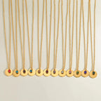 Pendant Necklace with Birthstone