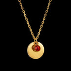 Pendant Necklace with Birthstone