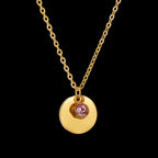 Pendant Necklace with Birthstone