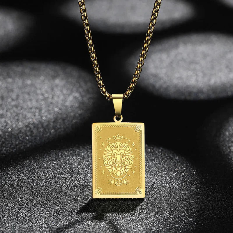 Pendant Necklace with Zodiac Sign