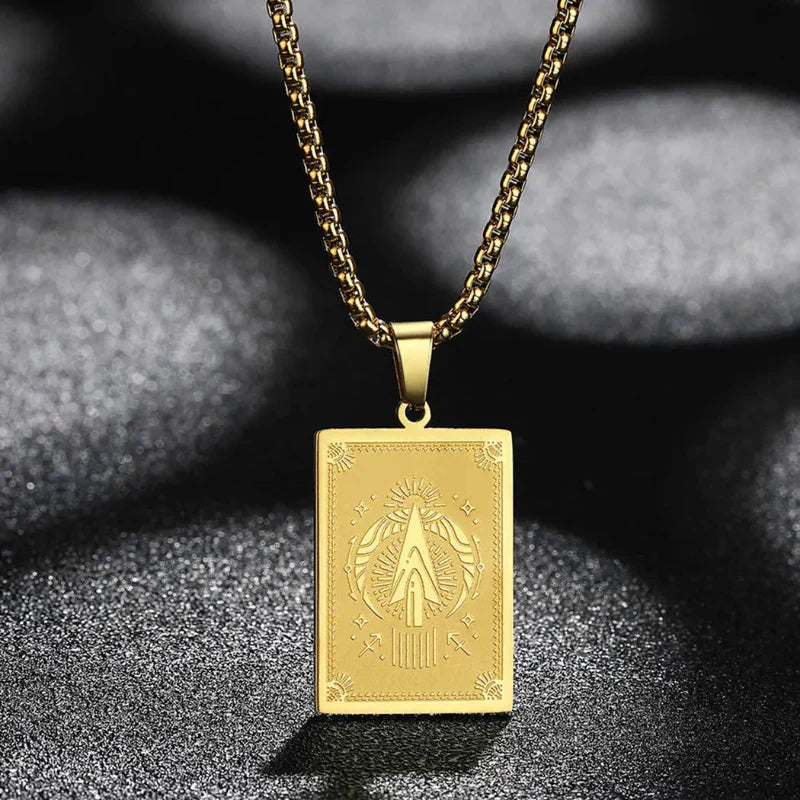 Pendant Necklace with Zodiac Sign