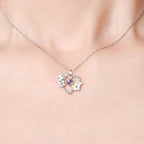 Collier Pendentif Coeur Pierre de Lune