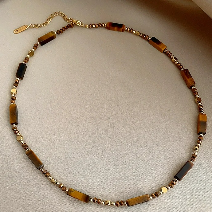 Tiger Eye Protection Pendant Necklace A