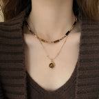 Tiger Eye Protection Pendant Necklace B