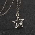 Double Star Pendant Necklace