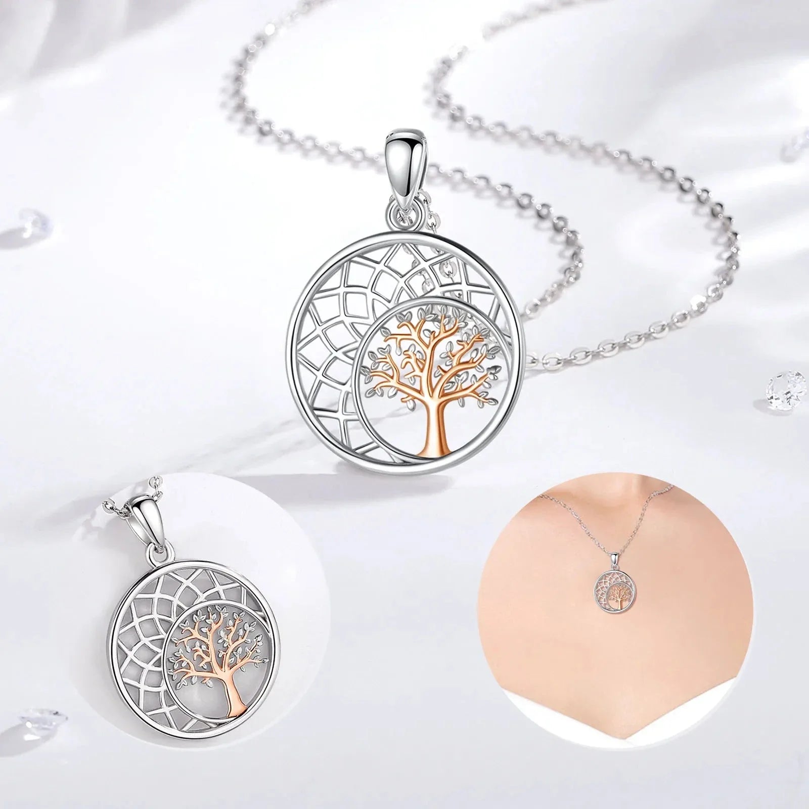 Elegant Tree of Life Pendant Necklace for Women