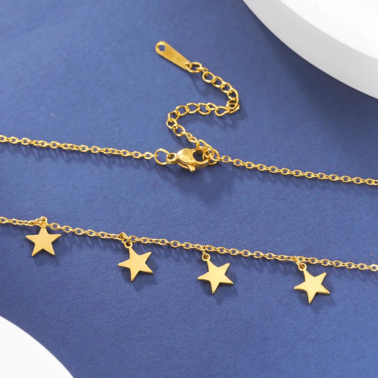 Astrology Star Pendant Necklace gold