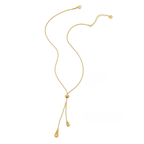 Fine Water Drop Pendant Necklace