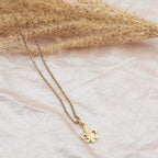 Men's Women's Fleur de Lys Necklace & Pendant gold