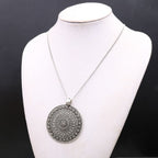 Dawapara Women's Flower of Life Mandala Pendant Necklace