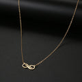 Collier Pendentif Infini Doré Femme or