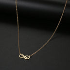 Collier Pendentif Infini Doré Femme or