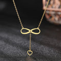 Collier Pendentif Infini et Coeur or