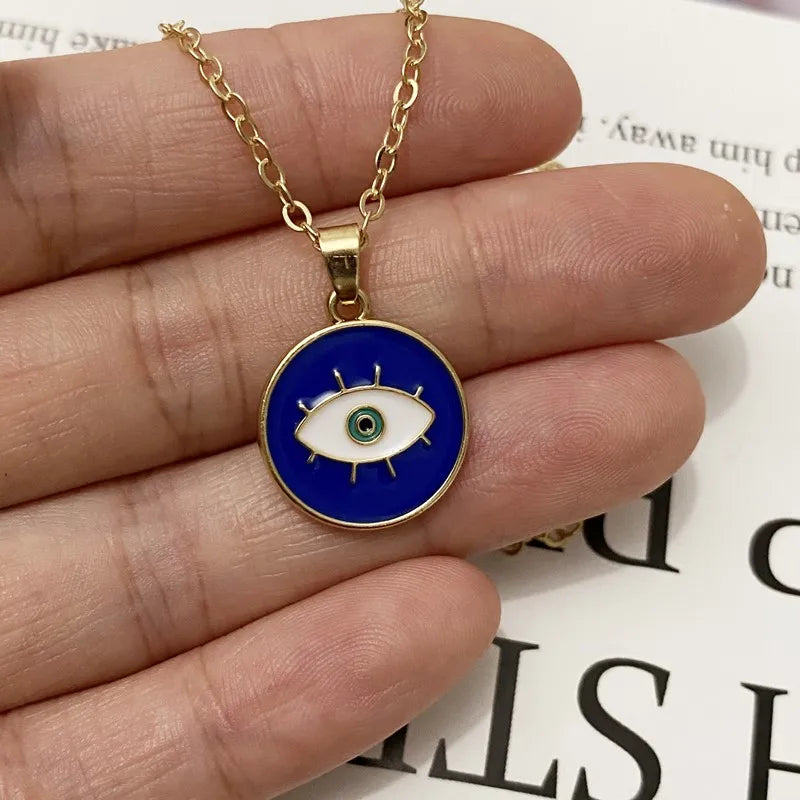 Blue Nazar Boncuk Pendant Necklace