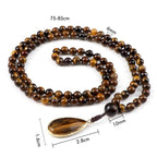 Tiger Eye Necklace & Pendant Men Women