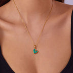 Collier Pendentif Petit Coeur Ras-de-Cou