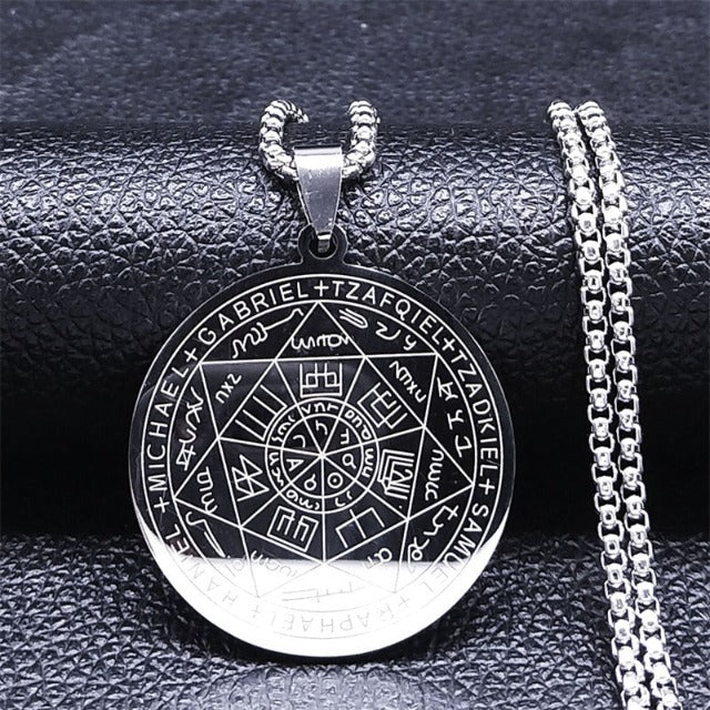 Pendant Necklace Seal of the Seven Archangels