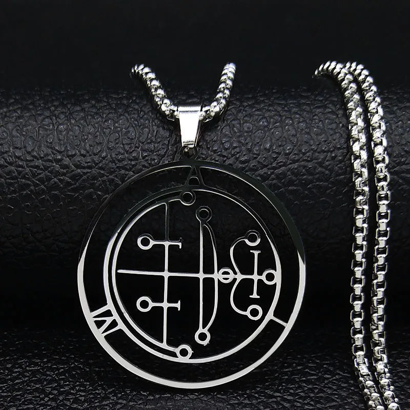 AIM Demon Sigil Pendant Necklace