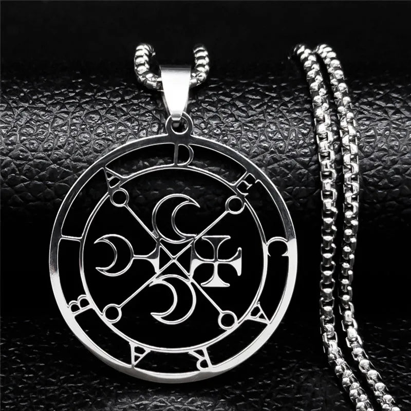 Decarabia Demon Sigil Pendant Necklace