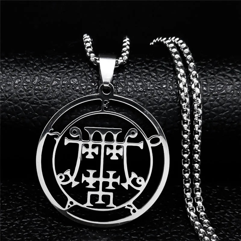 Foras Demon Sigil Pendant Necklace