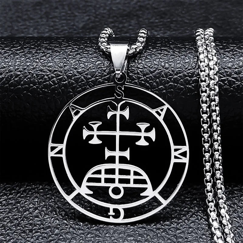 Samigina Demon Sigil Pendant Necklace