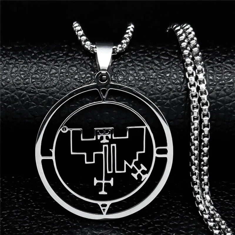 Vual Demon Sigil Pendant Necklace