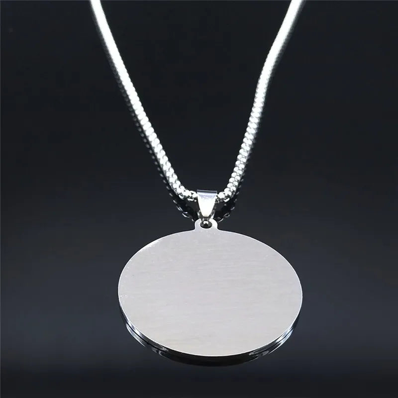 Sun and Moon Yin Yang Pendant Necklace