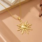 Sun Pendant Necklace for Women