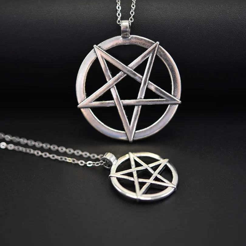 Wiccan Witchcraft Pendant Necklace Pentacle