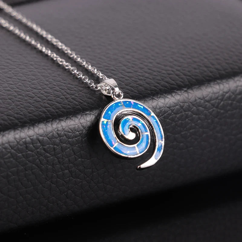 Spiral Necklace & Pendant for Women