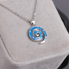 Spiral Necklace & Pendant for Women
