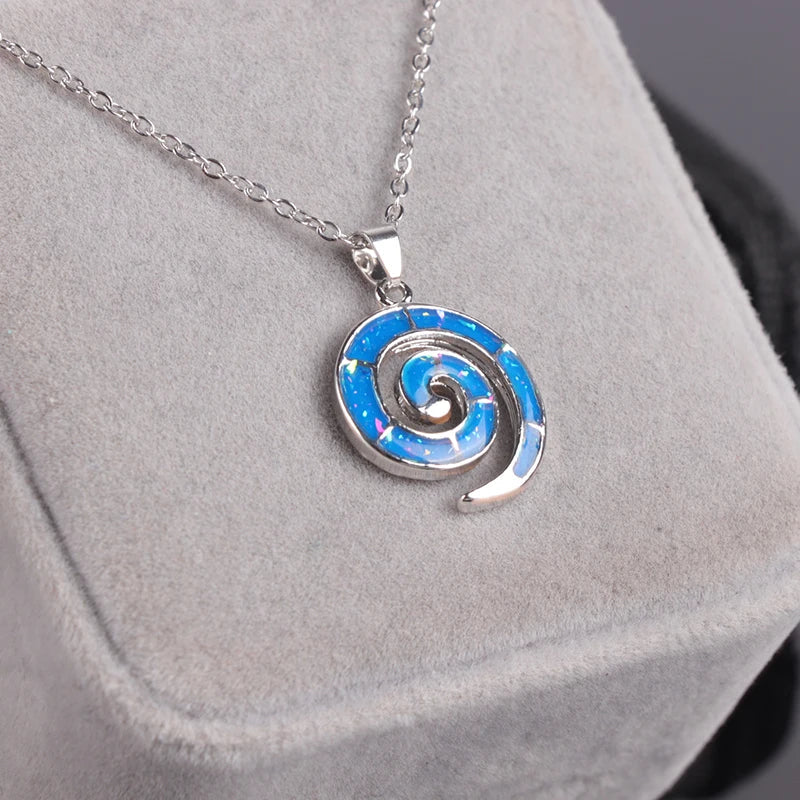 Spiral Necklace & Pendant for Women