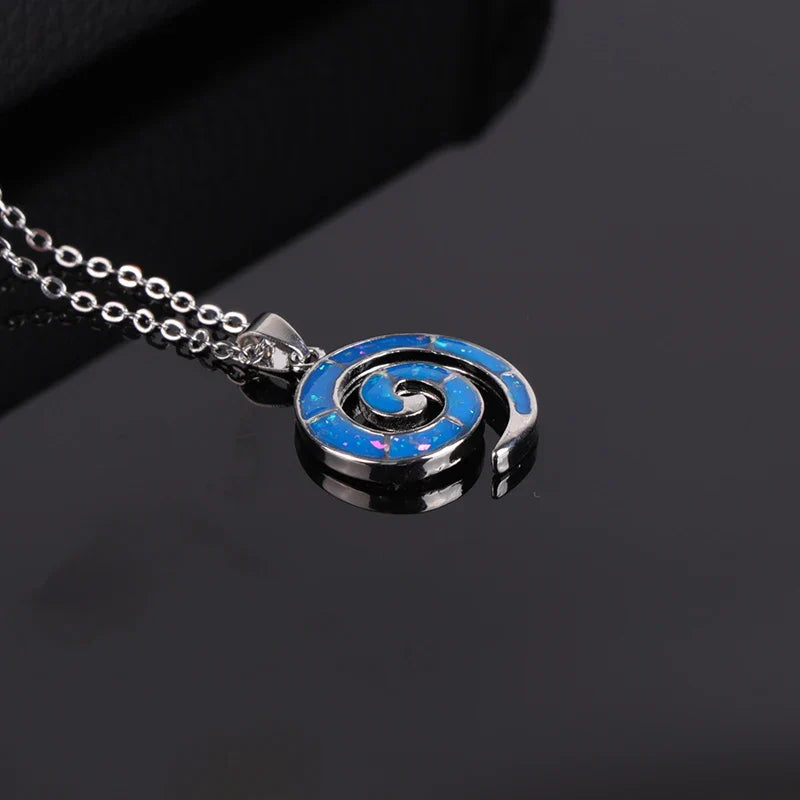 Spiral Necklace & Pendant for Women