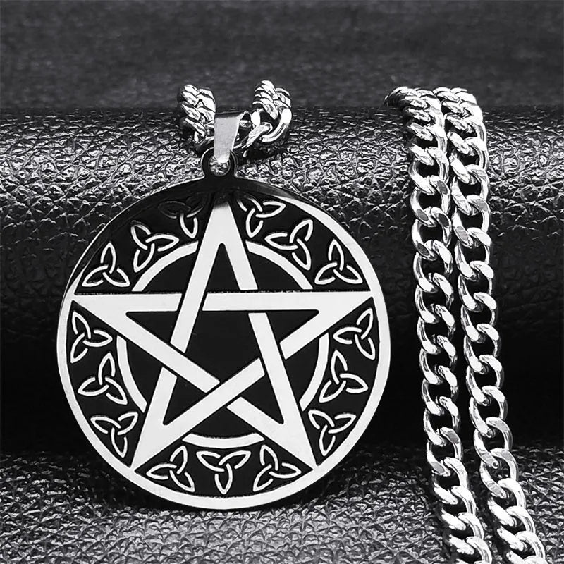 Pentagram Necklace Tetragram Solomon Pendant