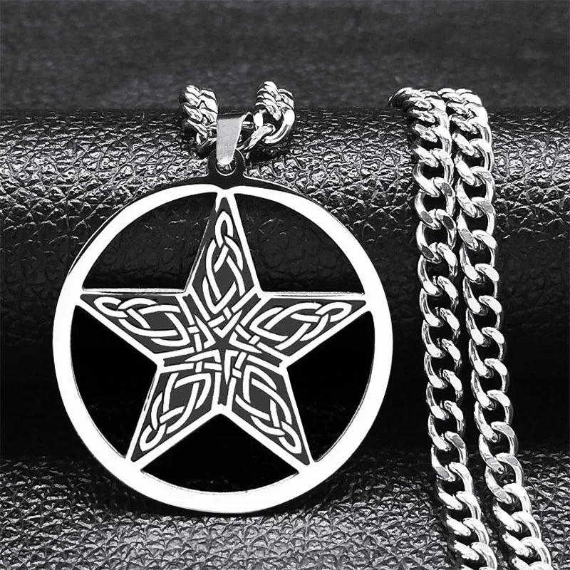 Pentagram Necklace Tetragram Solomon Pendant