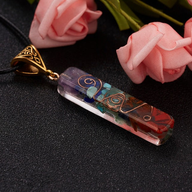 Multicolored Stone Necklace