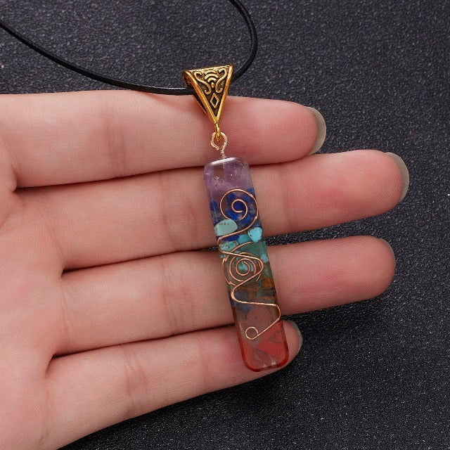 Multicolored Stone Necklace