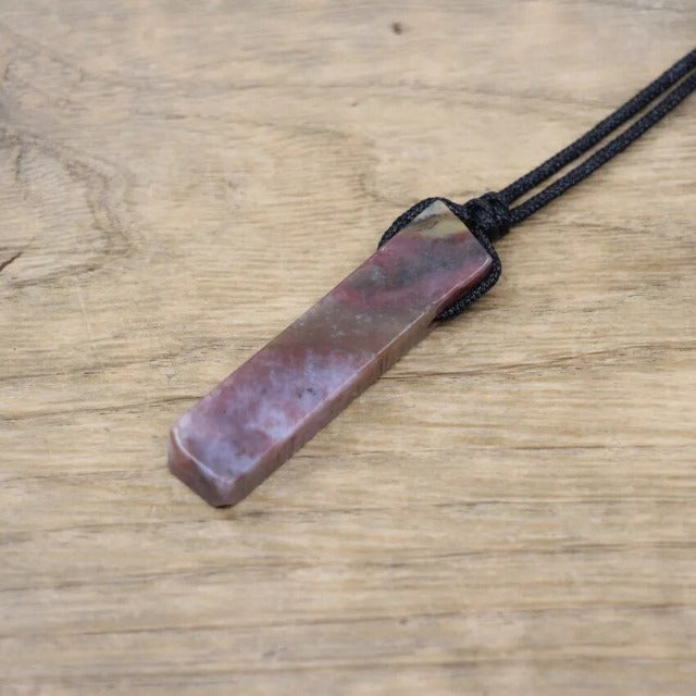 Natural Healing Stone Necklace Lithotherapy Indian Agate