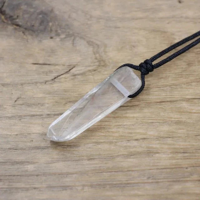 Natural Healing Stone Necklace Lithotherapy Crystal