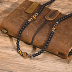 Men's Tiger Eye Stone Necklace