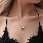 Collier femme avec pendentif initiale et coeur z