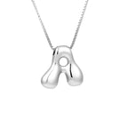 Collier pour femme avec pendentif initiale - lettre