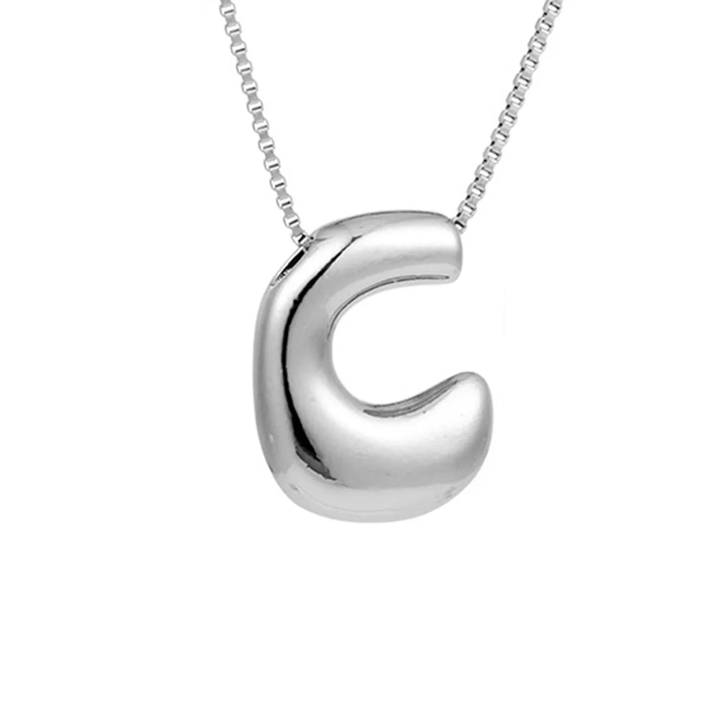 Collier pour femme avec pendentif initiale - lettre